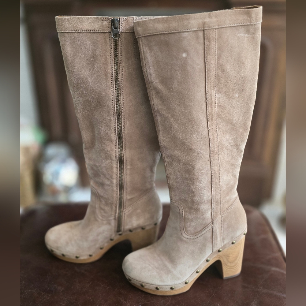 Kork Ease knee High Platform Heel Boots Size 6. EUC - Picture 2 of 10
